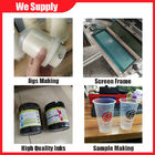 1200P/H Cylindrical Screen Printing Machine for Cups with Fault alarm system