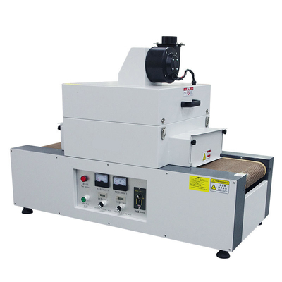 Small Desktop 2KW UV Curing Machine Dryer 300MM Belt Used In Cell Phone Case