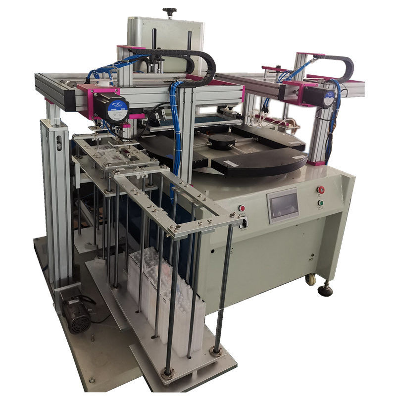0.6Mpa Automatic Screen Printing Equipment 4 Station 1200P/H Sheet Printing Machine