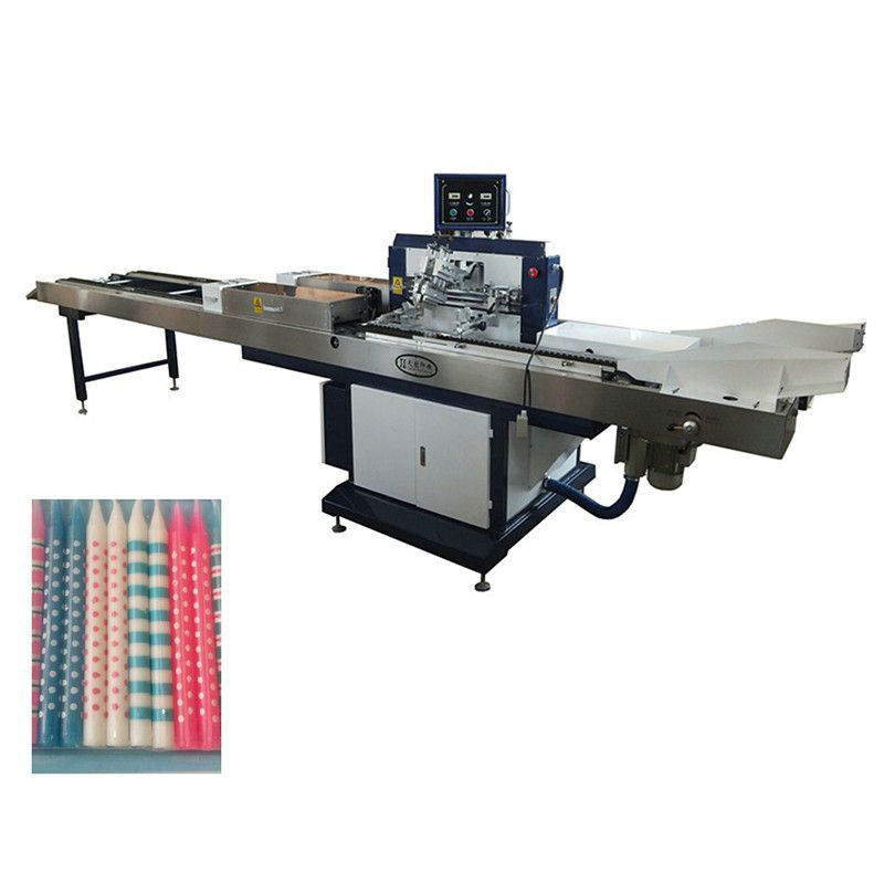 Candle Fully Automatic Screen Printing Machine 3200x1120x1520mm IR Drying