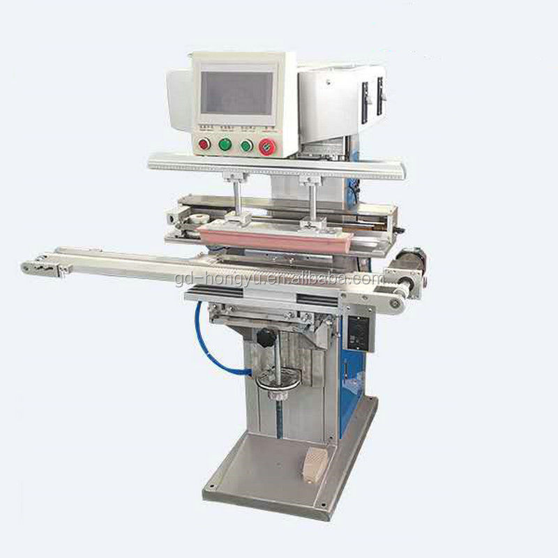 2.5W Transversal Ink Cup Pad Printing Machine For Wooden Straight Triangle Ruler
