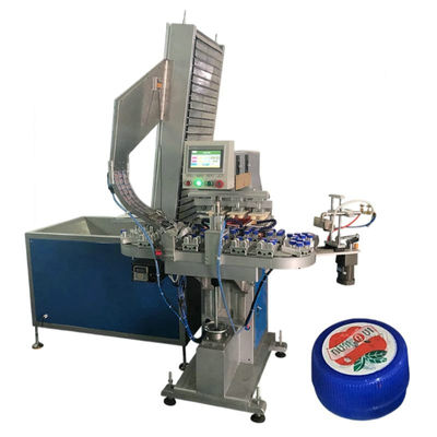 8000P/H Auto Pad Printing Machine high speed For Bottle Cap
